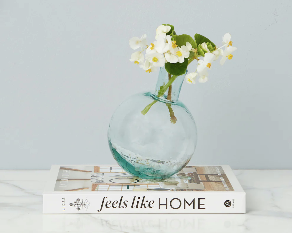 ETU Home Clear Sphere Bud Vase