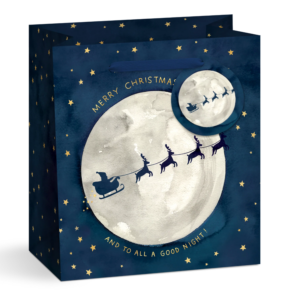Santa Moon Gift Bag, Medium