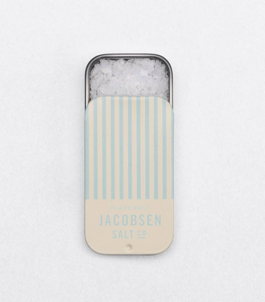 Jacobsen Salt Co. Pure Flake Sea Salt Slide Tin 