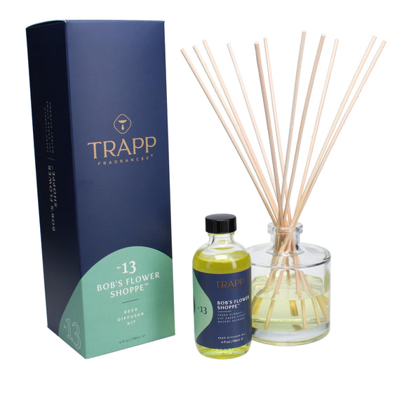 Trapp Fragrances No. 13 Bob's Flower Shoppe Reed Diffuser Kit