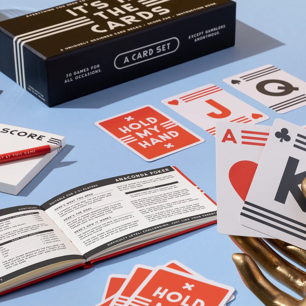 "It's In The Cards" Playing Card Game Set