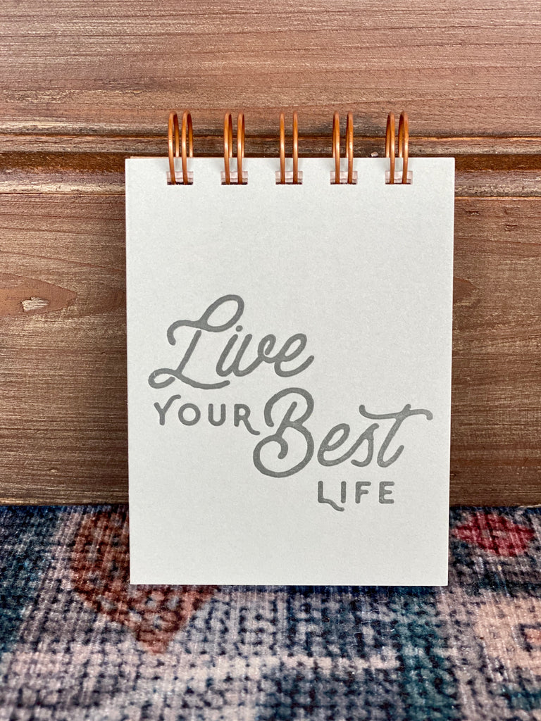 Live Your Best Life Mini Jotter Notebook