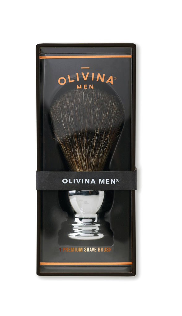 Olivina Men - Shave Brush - Chrome Handle