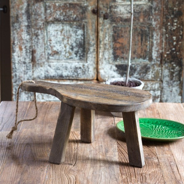 Wooden Cutting Board Riser Oval