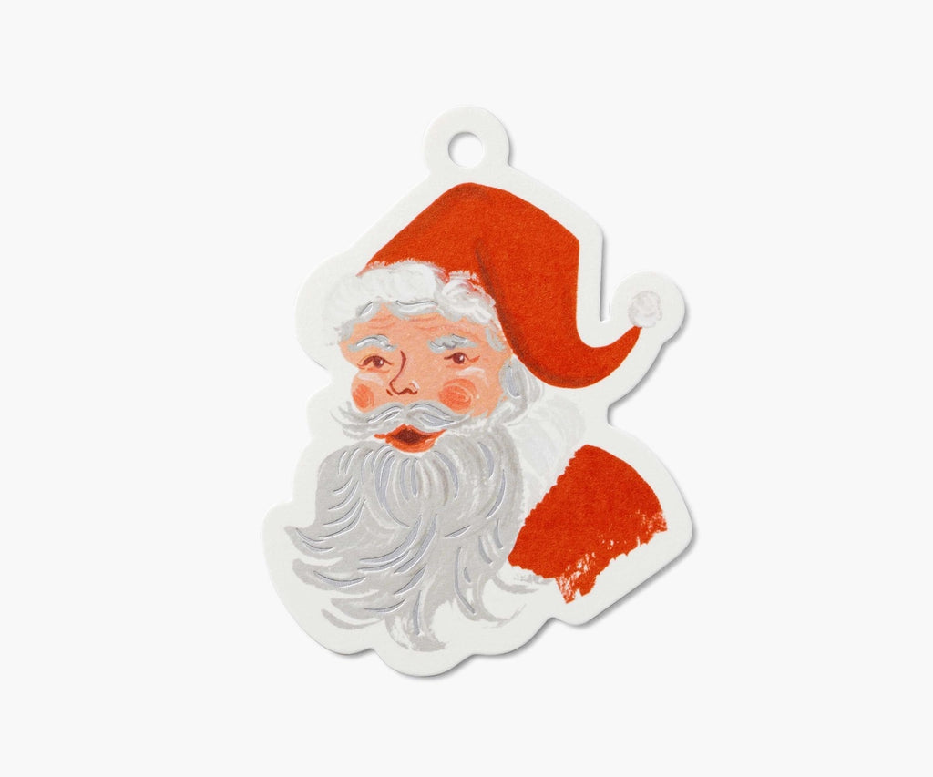 Rifle Paper Co. Santa Gift Tags, Pack of 8