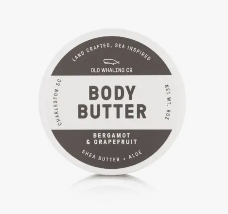 Old Whaling Company - Bergamot + Grapefruit Body Butter, 8 Ounces