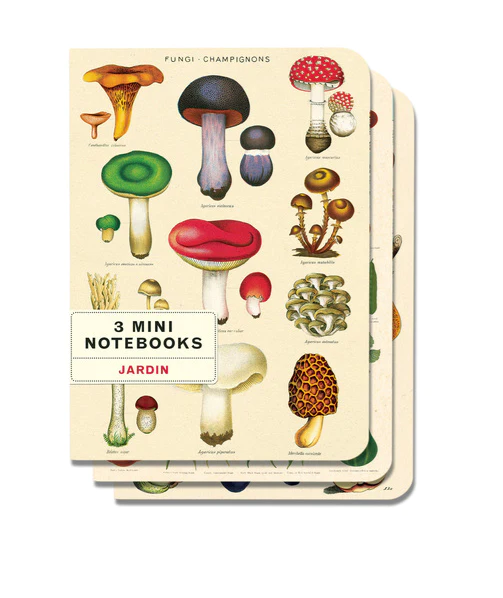 Cavallini & Co. Mini Le Jardin Notebooks, Set of 3