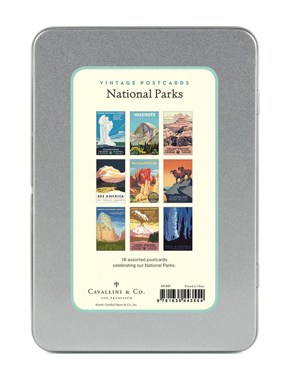 Cavallini National Parks Vintage Postcard Set