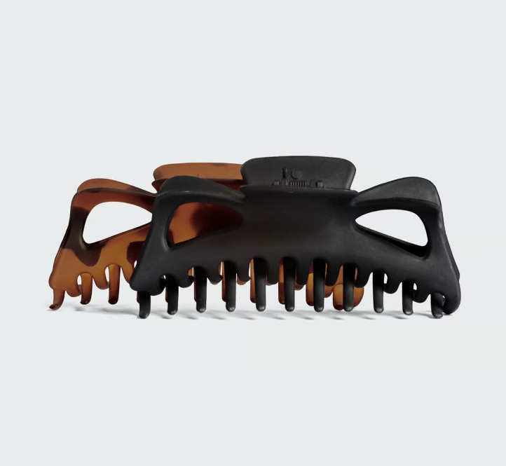Oversized Matte Claw Clip, 2 Piece Set