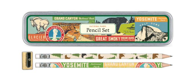 Cavallini National Parks Pencil Set
