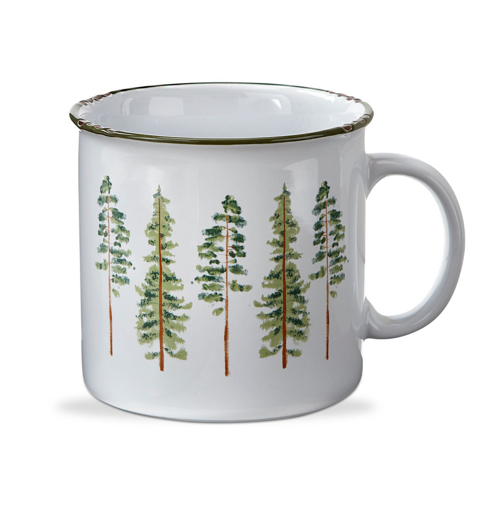 Tall Pines Stoneware Camper Mug