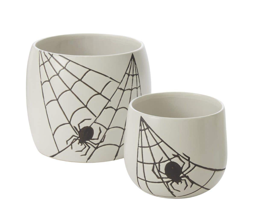 Spiderweb Ceramic Pot, 2 Sizes