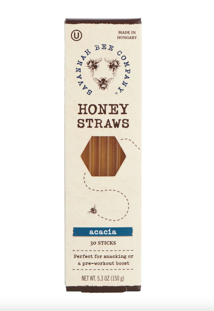 Savannah Bee Company Acacia Honey Straws, 12 sticks