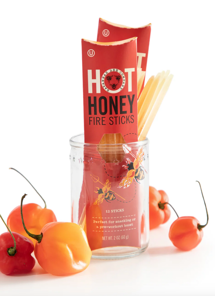 Savannah Bee Company Hot Honey Fire Sticks, 12 Sticks