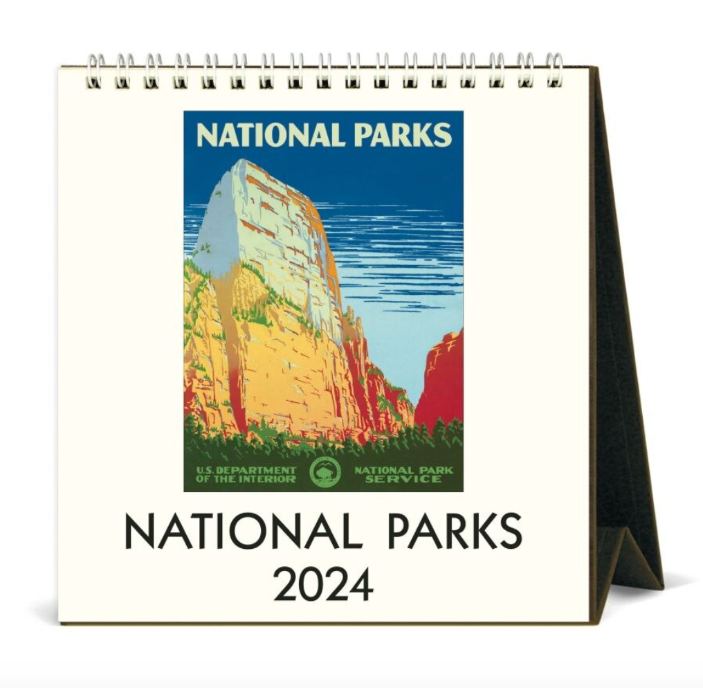 Cavallini & Co. 2024 Desk Calendar, National Parks