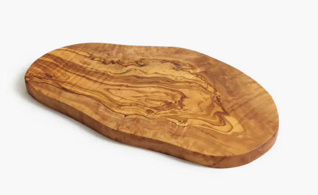 Bella Cucina Hand-Made Oblong Olive Wood Cheese Board