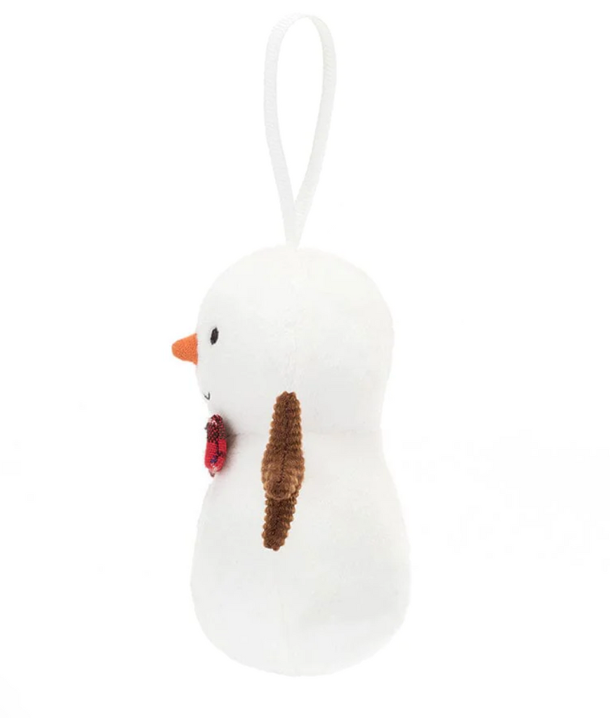 Jellycat Festive Folly Snowman Ornament