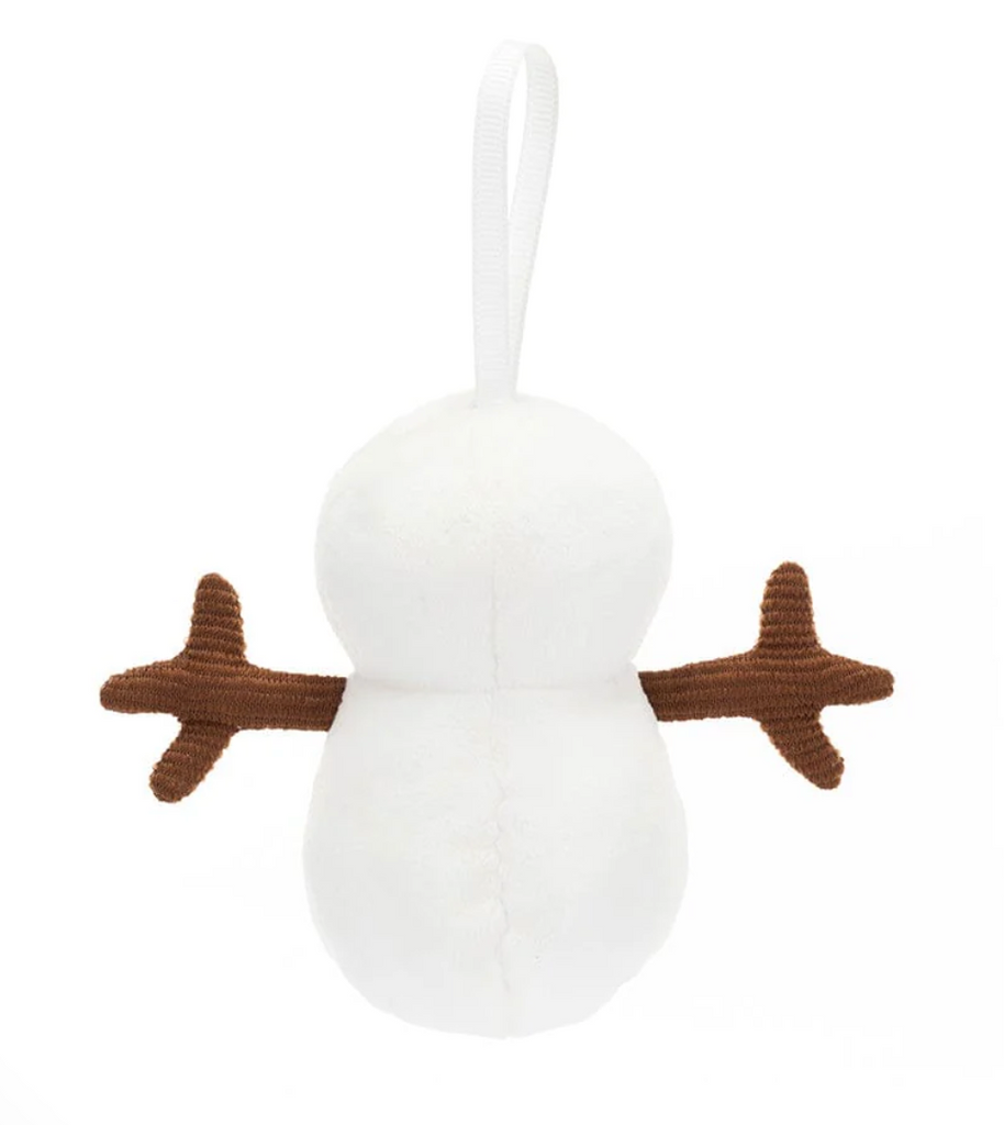 Jellycat Festive Folly Snowman Ornament