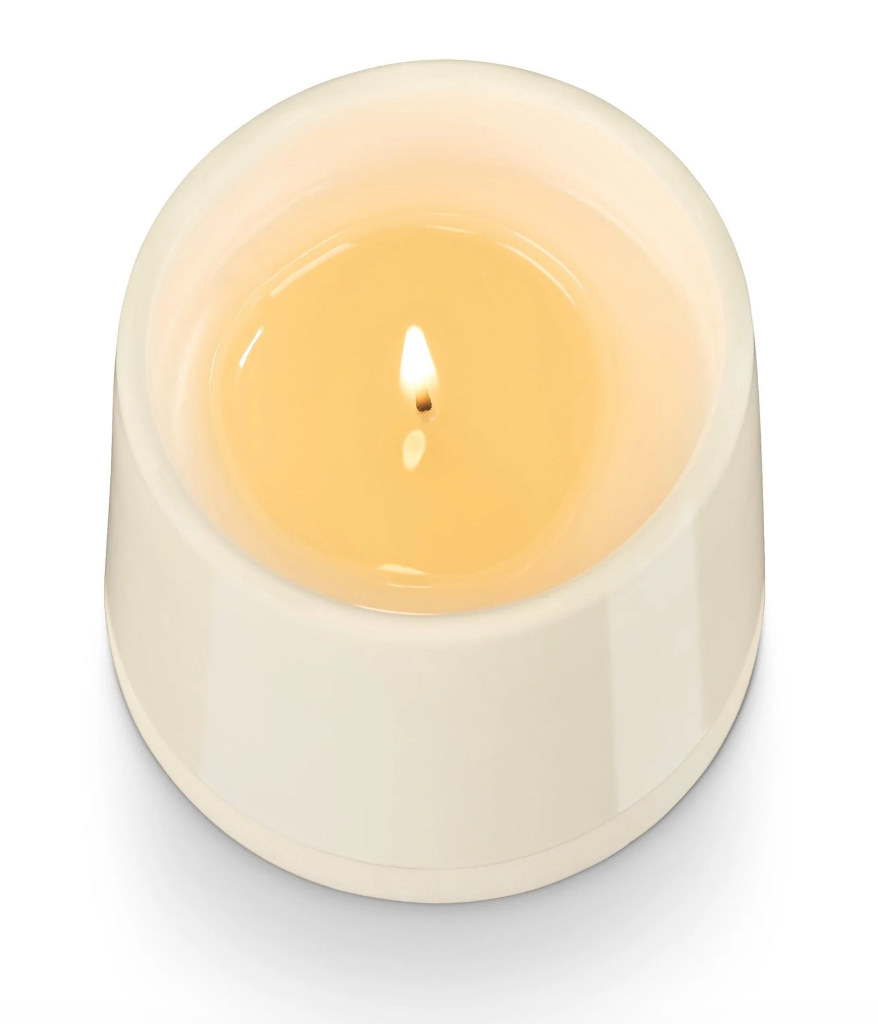 Illume Winter White Shine Ceramic Candle