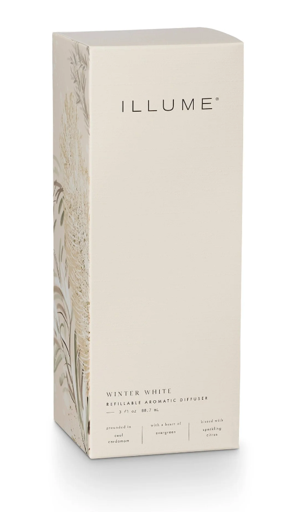 Illume Winter White Refillable Aromatic Diffuser