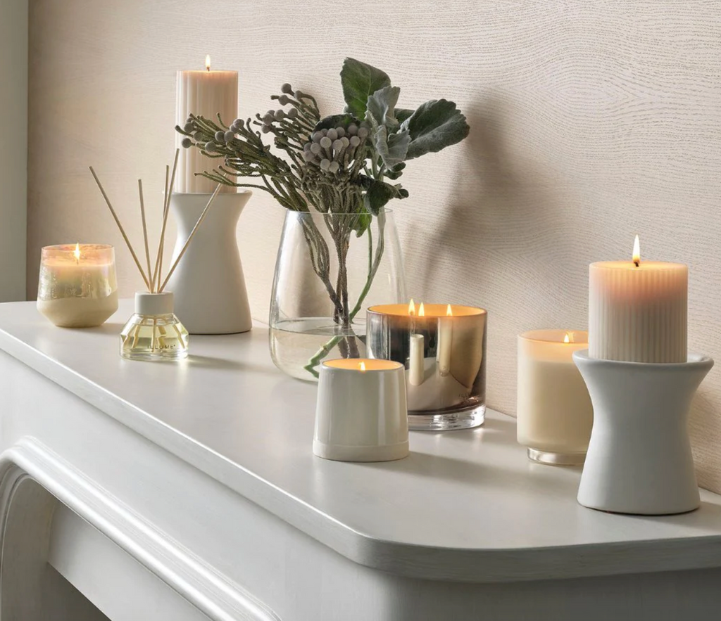 Illume Winter White Statement Glass Candle