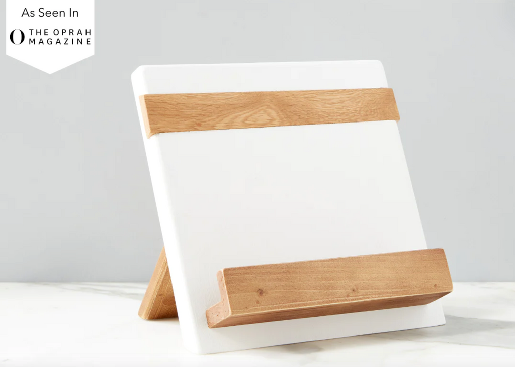 ETU Home White Mod iPad / Cookbook Holder