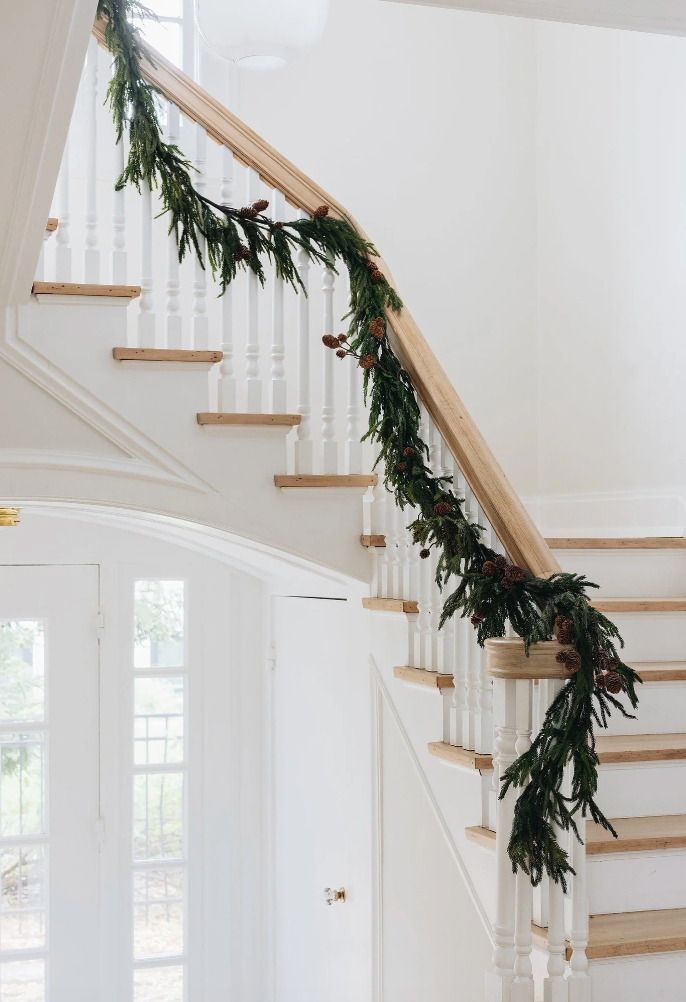 180" Real Touch Norfolk Pine Garland