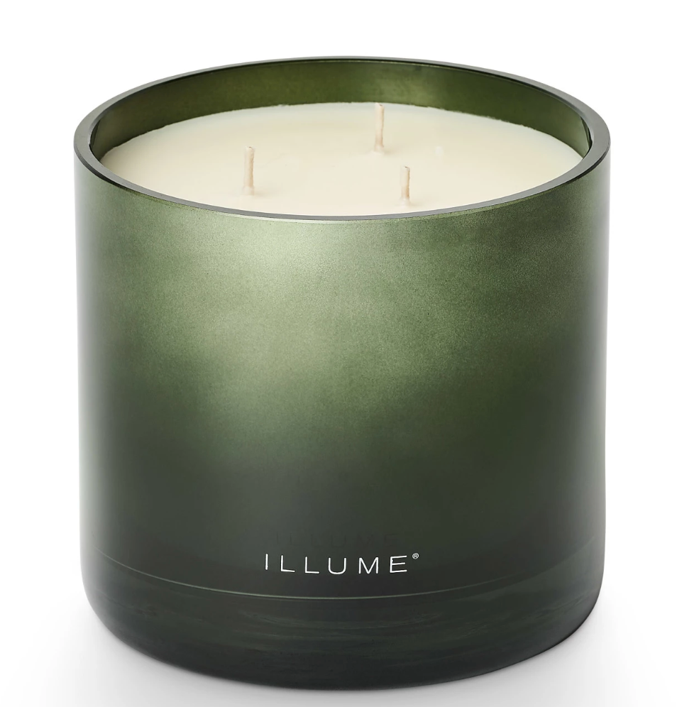 Illume Balsam & Cedar Statement Glass Candle