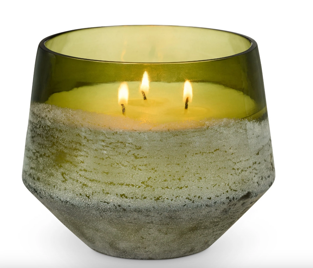 Illume Balsam & Cedar Large Baltic Glass Candle