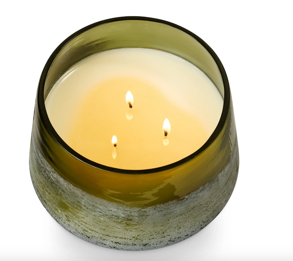 Illume Balsam & Cedar Large Baltic Glass Candle