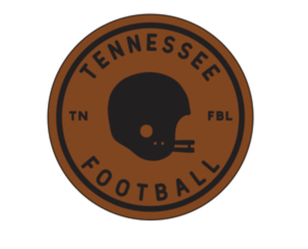 Tennessee Football Leather Coaster