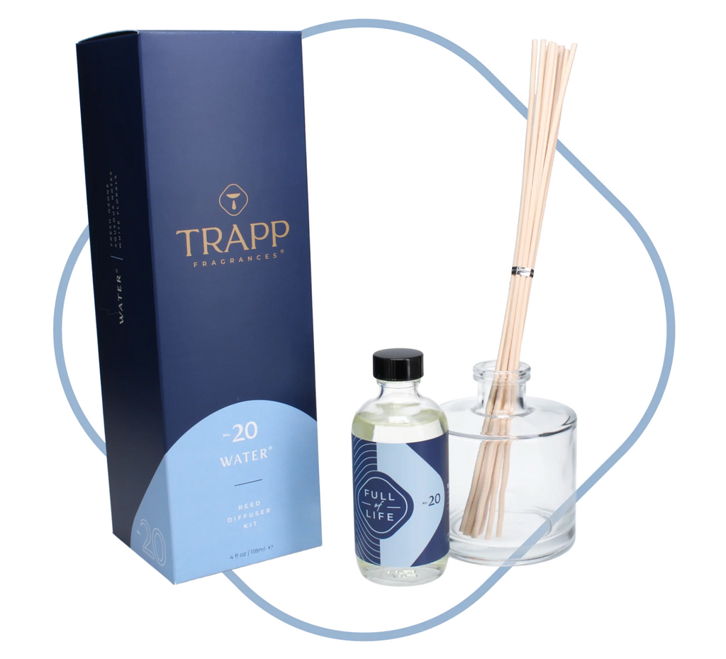 Trapp Fragrances No. 20 Water 4oz. Reed Diffuser Kit