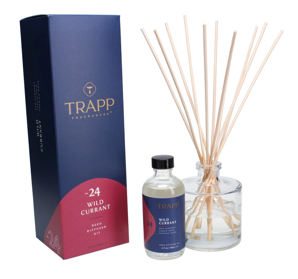 Trapp Fragrances No. 24 Wild Currant 4 oz. Reed Diffuser Kit