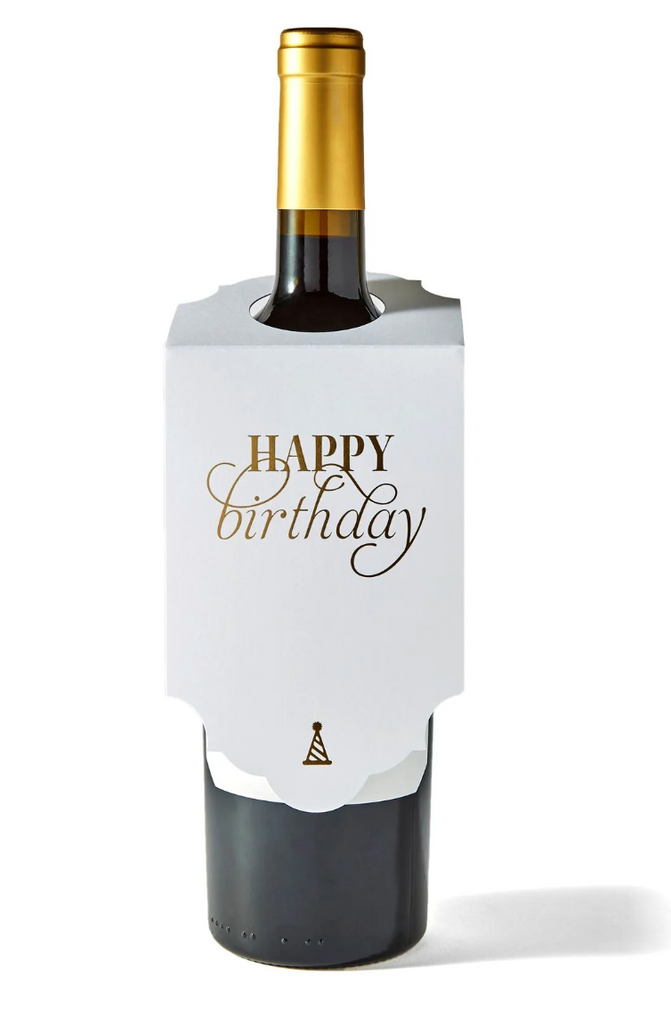 Happy Birthday, Wine & Spirits Tag