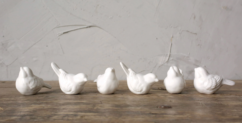 Mini Ceramic Birds, Assorted