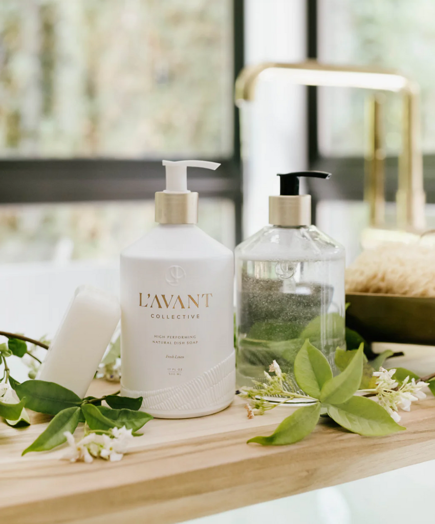 L'AVANT Collective High Performing Dish Soap, Fresh Linen (A BUNDLE & SAVE PRODUCT!)