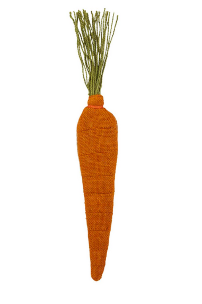 Cotton & Jute Decorative Carrot, 5 Styles