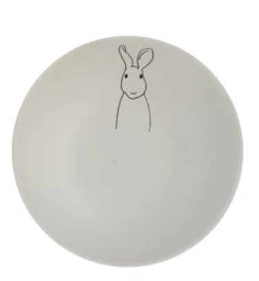 Simple Stoneware Rabbit Bowl, 4 Styles