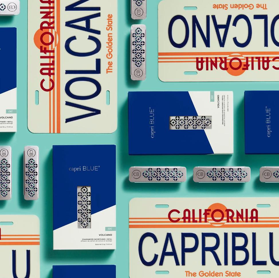 Capri Blue Car Diffuser & Refill Set