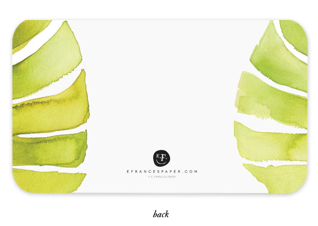 Little Notes Notecards - Tropical Leaf