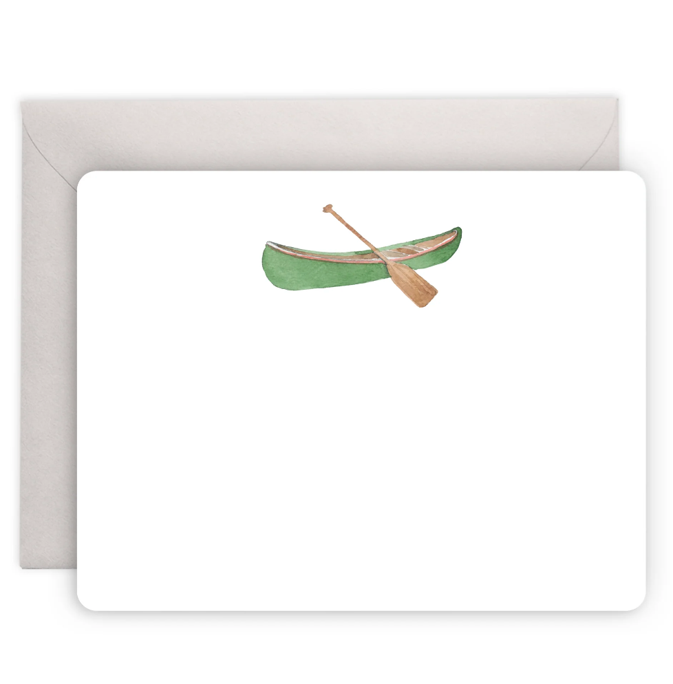 Canoe Flat Notecards with Envelopes