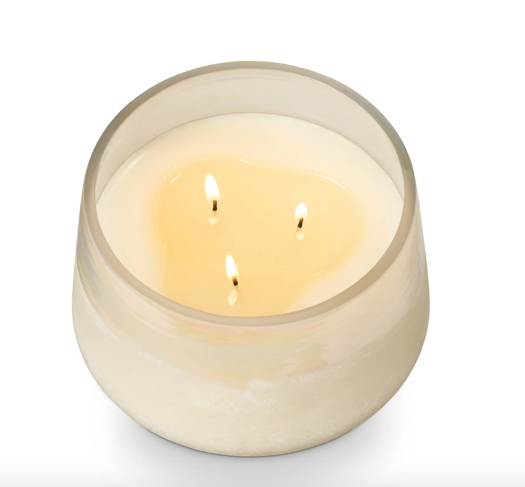 Illume Winter White Large Baltic Glass Candle