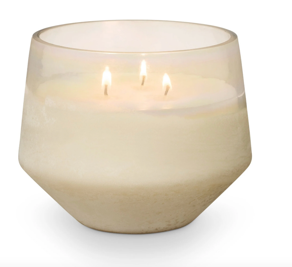 Illume Winter White Large Baltic Glass Candle