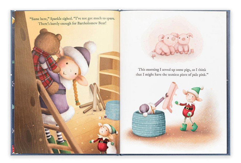 Jellycat Eldo Elf and the Patchwork Bashful Bunny Book