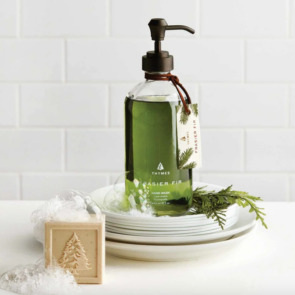 Thymes Frasier Fir Large Hand Wash, 15 Ounces