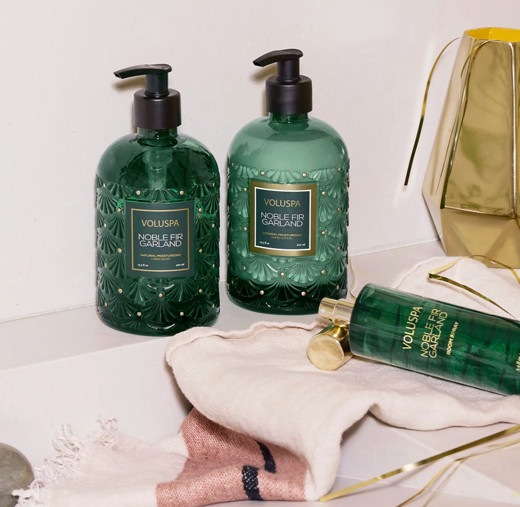 Voluspa Noble Fir Hand Soap & Lotion Duo Gift Set