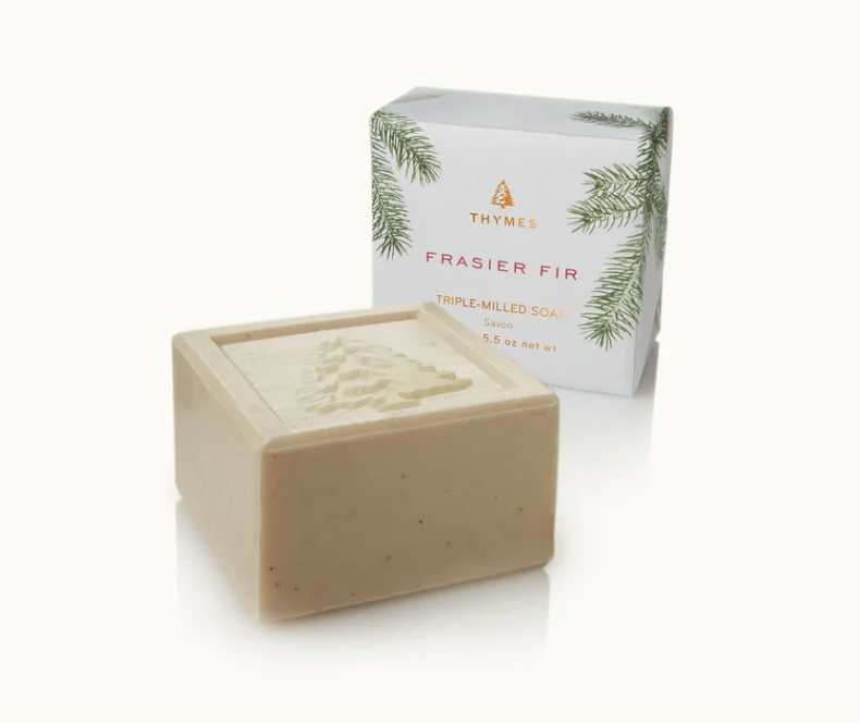 Thymes Frasier Fir Bar Soap Trio Gift Set