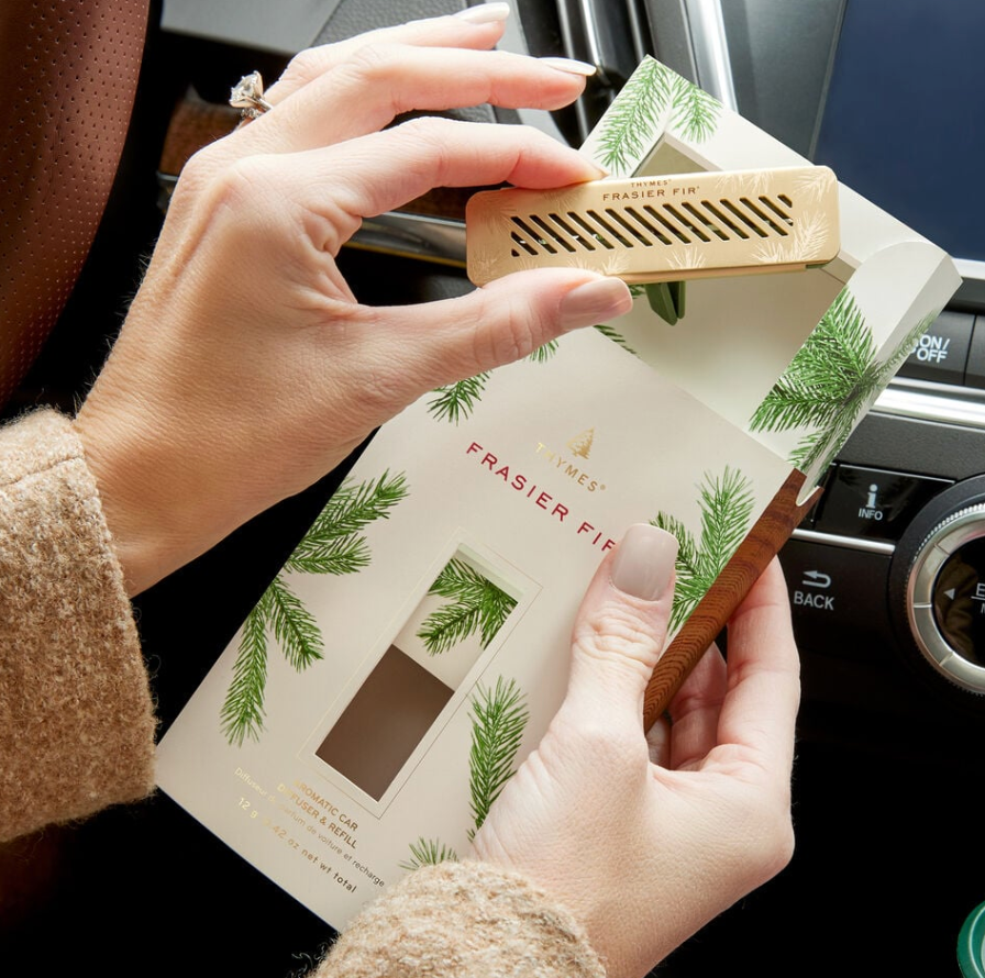 Thymes Frasier Fir Car Diffuser Kit