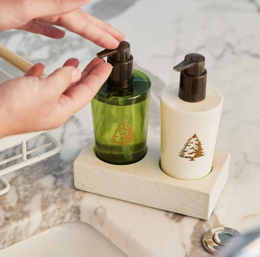 Thymes Frasier Fir Sink Set with Caddy