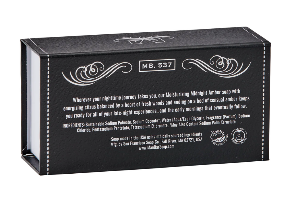 Man Bar Midnight Amber Moisturizing Bar